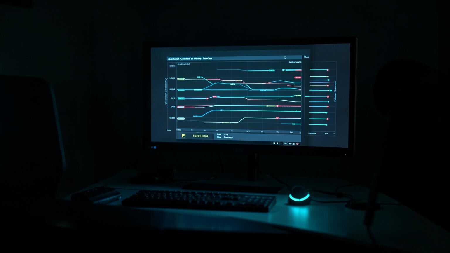 Automated outbound dialer console showing sequential call flow lanes