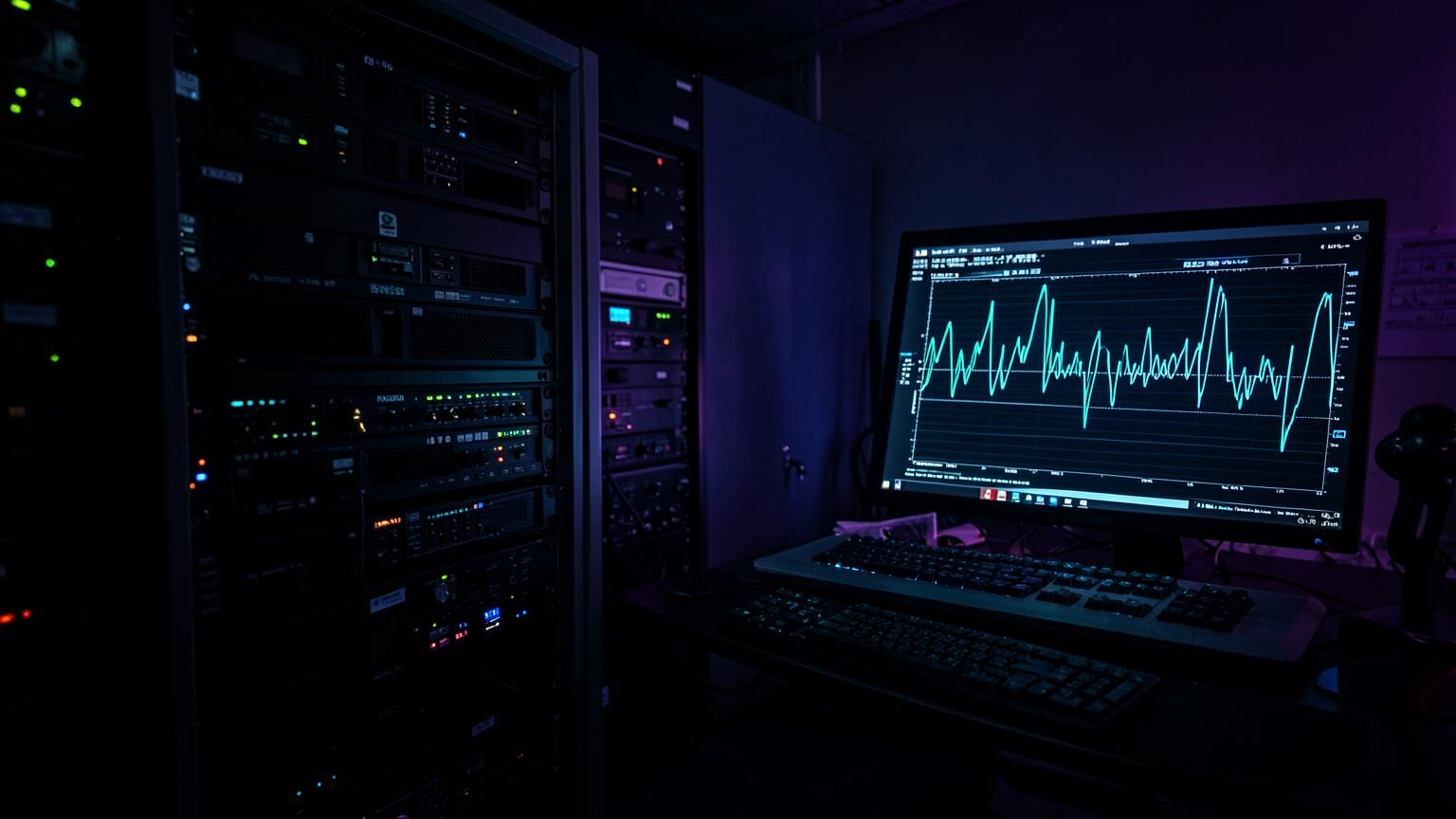 SignalWire style developer telephony lab with media servers and signalling waveforms