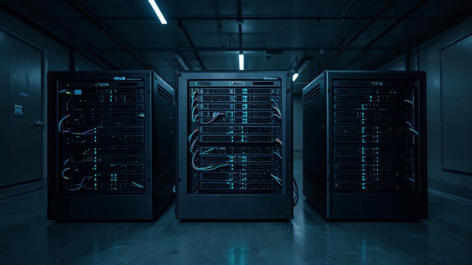 VMware vSphere blade chassis cluster with fibre channel storage links